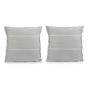 2PK Jason Commercial Calista Euro Pillow Case 65x65cm Hazel