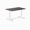 Desky Fixed Height Melamine Office Desk White Frame 120cm