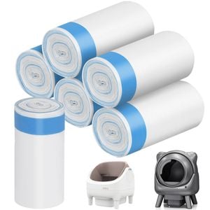 Advwin 100PCS Drawstring Cat Litter Box Liners Cat Litter Waste Receptacles Bags