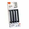 Taskmaster 96mm Black Matte Hollow Round Handle - 4 Pack