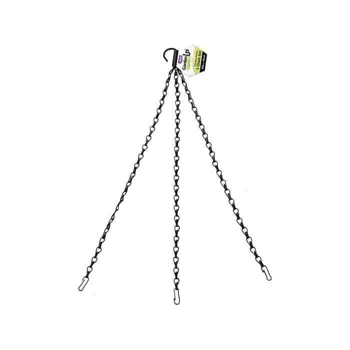 Jack 460mm Black Hanging Basket Chain Set