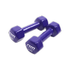 RTM 2kg Dumbbells Pair PVC Hand Weights Rubber Coated