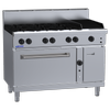 Luus RF-6B3C 1200mm Gas 6 Burner 300mm Chargrill Range & Convection Oven RF-6B3C-NG
