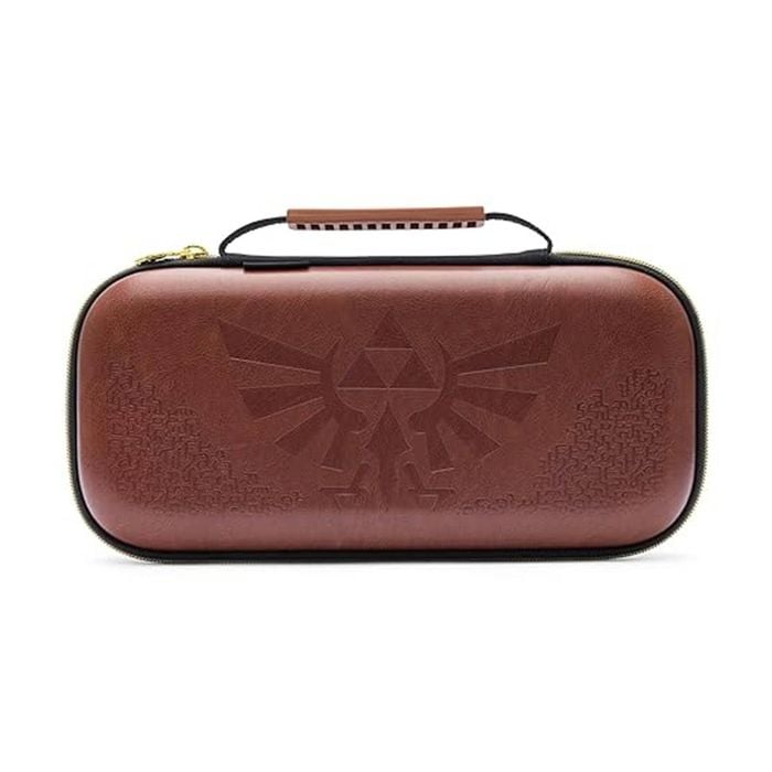 Powera Zelda Hylian Nintendo Switch 2 Soft Fabric Lining Protection Case Brown