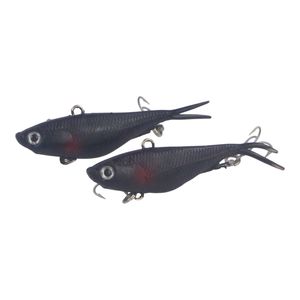 Swimerz 95mm Soft Vibe Carbon, 2 Pack