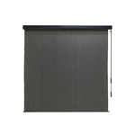 Coolaroo 2.4 x 2.4m Charcoal Crank Operated Outdoor Blind With Premium Pelmet