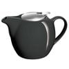 Avanti Camelia Black Ceramic Teapot/Stainless Steel Infuser/Dishwasher/750ml
