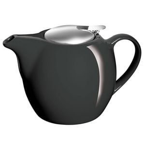 Avanti Camelia Black Ceramic Teapot/Stainless Steel Infuser/Dishwasher/750ml