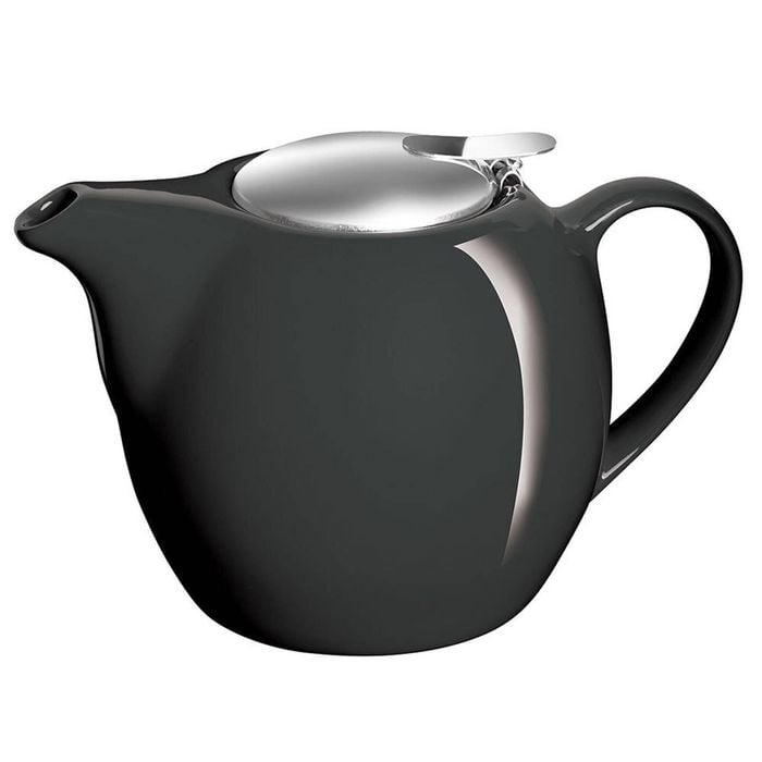 Avanti Camelia Black Ceramic Teapot/Stainless Steel Infuser/Dishwasher/750ml