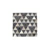 Multi-Purpose Animal Hide Triangle Patch Grey with Woollen Fleece Reverse