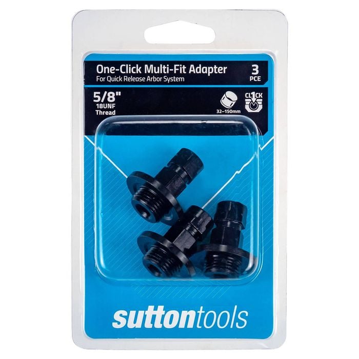 Sutton Tools 32-150mm Holesaw Adaptor - 3 Pack