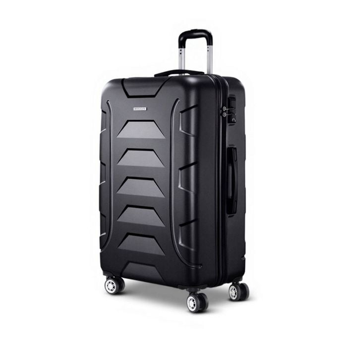 Wanderlite 28" 75cm Luggage Trolley Travel Suitcase Set TSA Hard Case Lightweight Strap