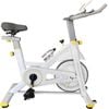 Kangaroo Fitness Magnetic Spin Bike White - 150kg Weight Capacity