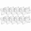 SOGA Peel & Stick Floor and Wall Tiles 30 x 60cm 10 Pack White Grey Faux Marble