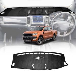 Dash Mat for Ford Ranger PX Mk3 Series 2018-2022 Non-Slip Microfiber Pad Cover Interior