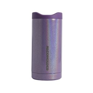 SlimZero Slim Can Cooler 330/355ml Ultra Violet Glitter
