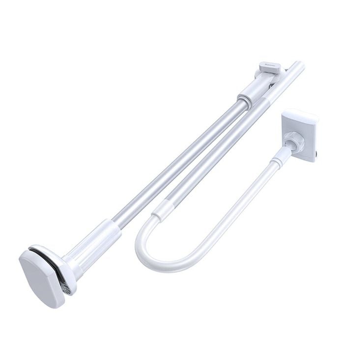 Mobile Phone Baseus Unlimited Adjustment Lazy Bed Desktop Stand  Bracket Silver