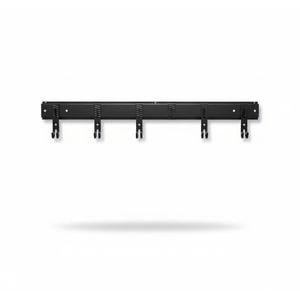 Bike Storage Rack with 5 Racks & 4 Hooks - Wall Mount for Garage Space Saving