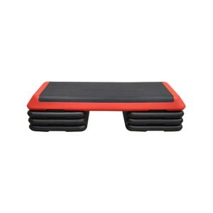 XL - Aerobic Step - 110cm*40cm Cardio Exercise Stepper - Red Stepper 6 Risers