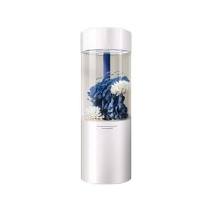 150L Cylinder Acrylic Aquarium Tower Fish Tank White