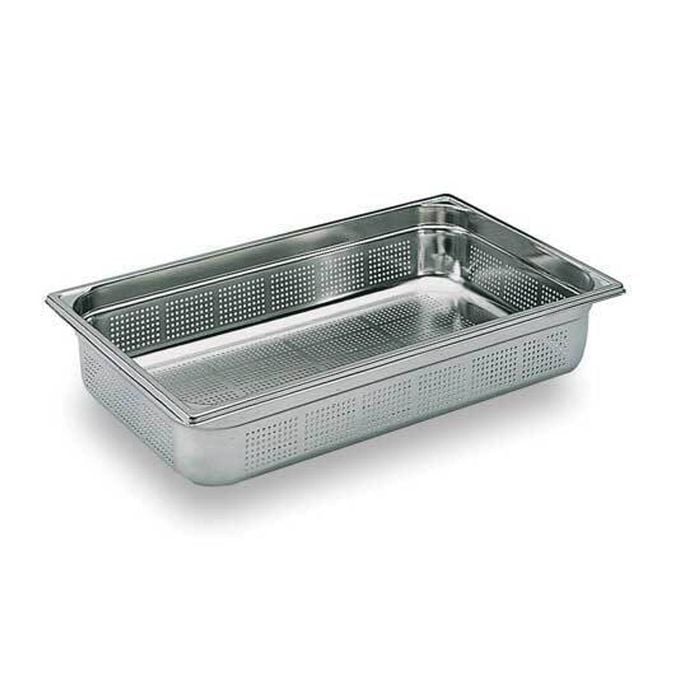 Matfer Bourgeat Stainless Steel 1/1 GN Pan - 100mm, Perforated