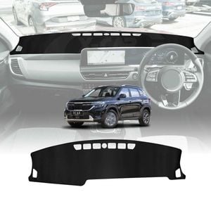 Dash Mat for Kia Seltos 2022-Onwards Non-Slip Microfiber Pad Cover Interior Accessories