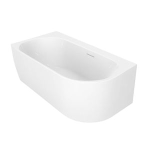 Amelie Deauville 1700mm Corner Bath Lh Gloss White Overflow