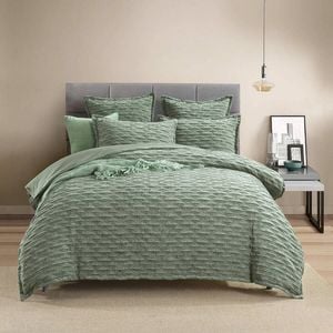 Renee Taylor Harper Jacquard Euro Pillowcase Square 65x65cm Juniper