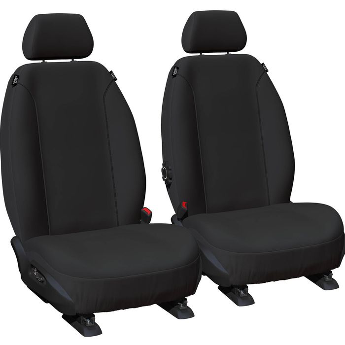 For Mazda BT-50 UP UR 2011-2020 Super Tough Black Front Canvas Seat Covers
