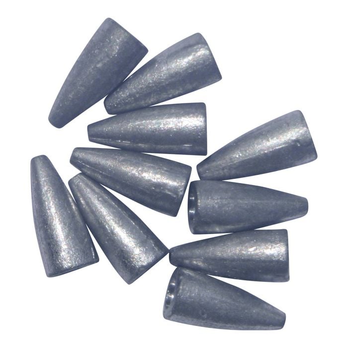 Swimerz 3/8oz Bullet Sinker, Lead 10 Pack