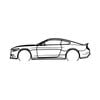Ignite Laser Ford 2015 Mustang Silhouette Metal Wall Art Rustic Metal 23.6inch/60cm