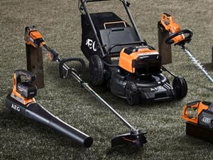AEG assorted power garden tools