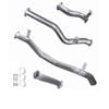 Ignite Exhausts Dpf Back For Toyota Landcruiser 79 Series V8 Dual Cab 3" With Straight Pipe Raw Aluminised Steel