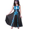 Rubies Voodoo Dancer Adult Deluxe Skeleton Glow Dark Costume Headpiece - Blue