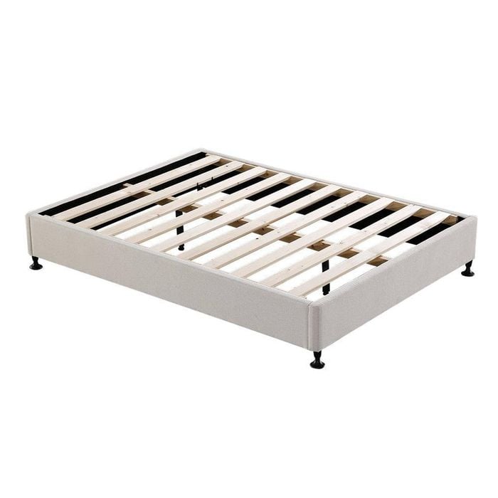 Double Bed Base Beige
