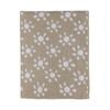 Living Textiles Chenille Blanket - Sunflower Taupe