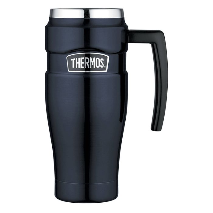 Thermos Stainless King Vacuum Insulated Durable Travel Mug Midnight Blue 470ml