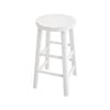 Sallys Round Stool Antique White