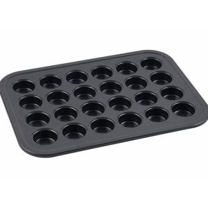 24pc Bakers Secret Mini Muffin Pan Non Stick Heavy Duty Dishwasher Safe
