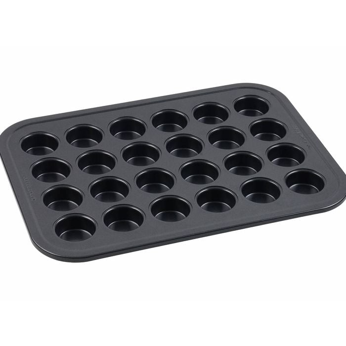 24pc Bakers Secret Mini Muffin Pan Non Stick Heavy Duty Dishwasher Safe