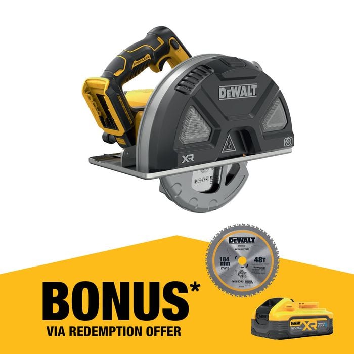 DeWALT 18V XR 184mm Brushless Metal Cutting Circular Saw - Skin Only DCS383N-XJ