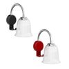 Catzon 2 Pcs Wall Mount Toothbrush Holders Magnetic Cups Easy Draining