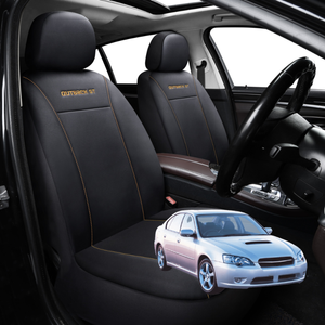 Car Seat Cover for Subaru Liberty 2003 - 2009 4GEN - Black-Front Only