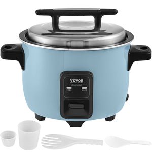 VEVOR Commercial Rice Cooker Blue 13 Liter with Nonstick Inner Pot for Restaurant