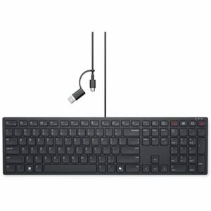 Dell Wired Collaboration Kb525c Keyboard - Cable Connectivity - Usb Type C, Usb Type A Interface - English (us)