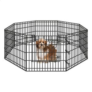 BEASTIE 24" Pet Playpen Dog Play Pen