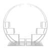 Brunnings 146 x 33 x 144cm 5 Tier White Metal Plant Stand
