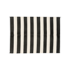 Outdoor Rug / Camping Mat - Bold Yet Elegant Black And White Stripe