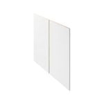 3600 x 1200mm 12mm Lining Panel White MDF Primed Batten 300mm