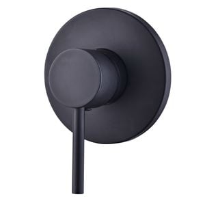 Mondella Matte Black Resonance Pin Lever Shower Mixer - Suitable for Unequal / Mains Pressure